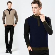 Knit quarter-zip sweater